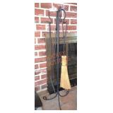 Metal Fireplace Tending Kit