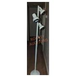 White 3 Light Floor Lamp
