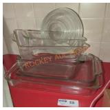Clear Baking Dishes Lot - Qty 7