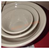 Longaberger Woven Traditions Mixing Bowl Set- Qty3