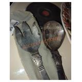 Masterpiece Silverplate Serving Spoon & Fork