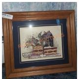 Pat Richter Framed Artwork