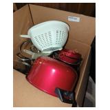 Large Kitchen Dishes Box Lot