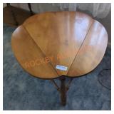 Wooden Drop Leaf Side Table
