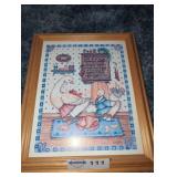 "Bath Rules" Duck Framed Art