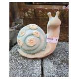Cement Snail Yard Decor