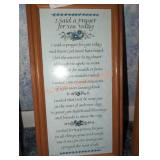 "I Said a Prayer for You Today" Framed Art