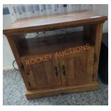 Small Wood TV Stand