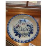 1993 Eldreth Pottery Santa Clause Plate