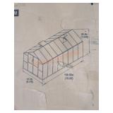 97" x 190" Green House Assembly Required