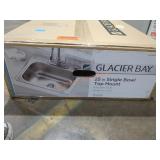 Glacier Bay 25" Top Mount Kitchen Sink