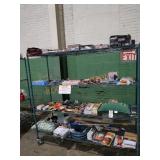 Rack Lot Of Assorted Home Improvement Items