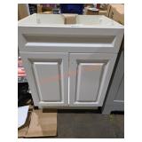 24" x 32" White Sink Cabinet Assembly Required