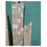 7 boxes of different size blinds