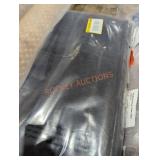 Black 9.5" area rug