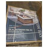 Hampton Bay Stoneham 34" Outdoor Fire Pit