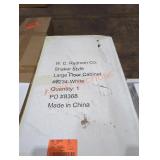 Large white floor cabinet