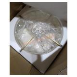 20" Silver Grey Fabric Hanging Light Assembly