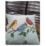1 Hampton Bay blue bird pillow