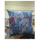 1 Hampton Bay blue flower pillow