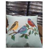 1 Hampton Bay blue bird pillow