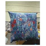 1 Hampton Bay blue flower pillow