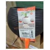 Black flower pot