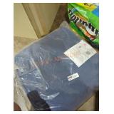 Blue outdoor cushion