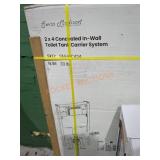 2 x 4 Toilet Tank Carrier System