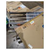 50.4" x 35" Bronze Steal Garden Bench Assembly