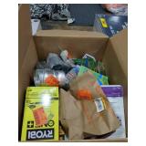 Box Lot Assorted Home Improvement Items