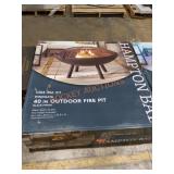 Hampton Bay 40" Outdoor Fire Pit