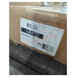 18" x 34.5" x 24" 3 drawer gray base cabinet