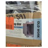 1 case gardner bender 1 gang box 14 cu in