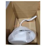 White Wall Mount Barn Light
