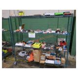 Rack Lot Of Assorted Home Improvement Items