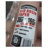 1 red rosin paper 36" w x 166" l floor