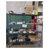 Rack Lot Of Assorted Home Improvement Items