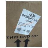 Cultured marble single bowl vanity white 31"