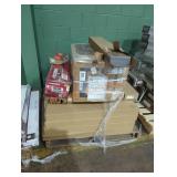 Skid full of miscellaneous items