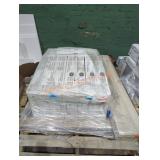 Skid lot of glazed porcelain tiles