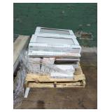 Skid lot of porcelain tiles