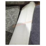 Gray design runner rug