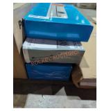 3 boxes bathroom accessories