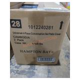 2 Hampton Bay 4pc Patio Furniture Covers