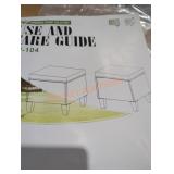 Outdoor wicker tables