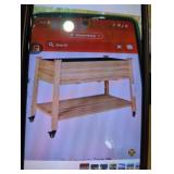 47" x 24"x 33" raised wooden garden bed