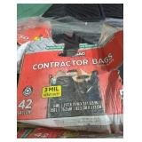 1 box ultrasac contractor bags 42 gal