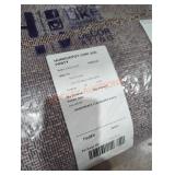 Adirondack silver black area rug