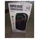 Super Bass Jobsite Speaker, with Bluetooth